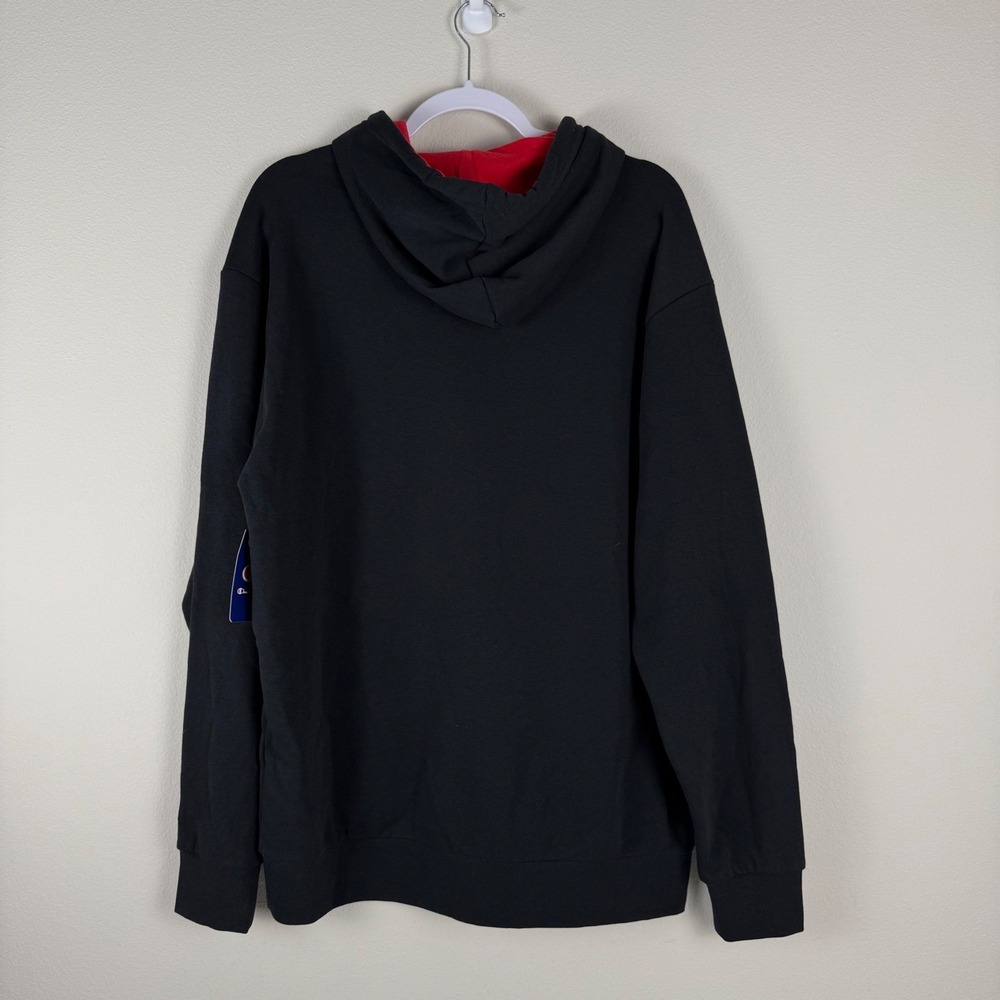 Champion Cincinnati Bearcats Black Red Hooded Sweatshirt Hoodie Mens Size L‎ - Picture 3 of 8
